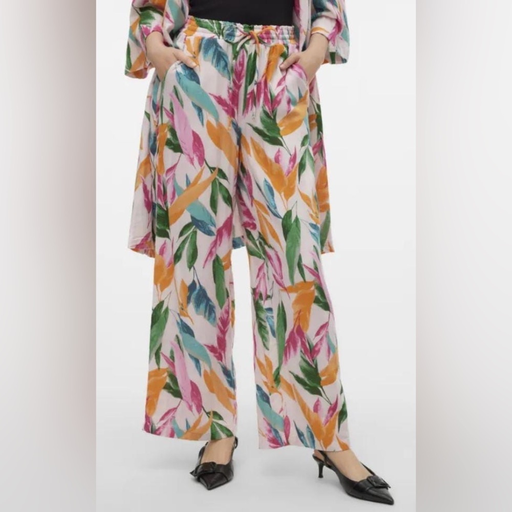 Joie Colorful Leaf Print Women's Pants
